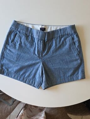 J. Crew Light Blue Chambray Bermuda Shorts